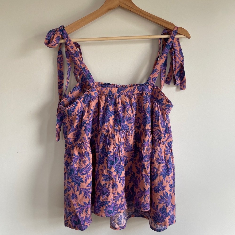 Universal Thread Pink Floral Boho Top - NWT!